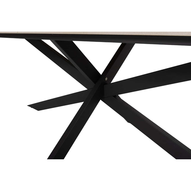4 Seasons Outdoor Albareto dining stoel + Taste 4SO Prado tafel met keramisch tafelblad barrel antraciet 240 cm