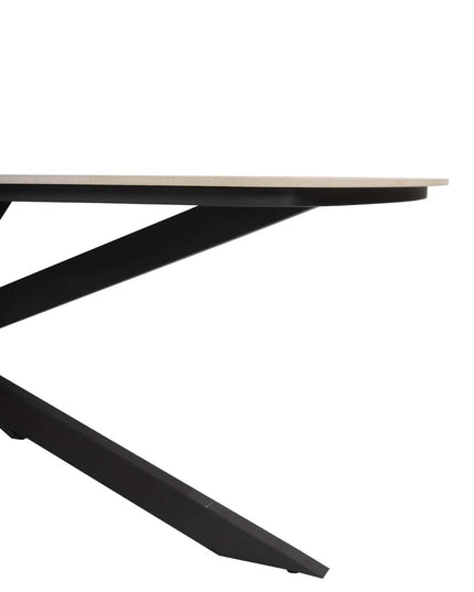 4 Seasons Outdoor Albareto Essstuhl + Geschmack 4SO Prado Tisch mit Keramik -Tisch -Top -Lauf Anthrazit 240 cm