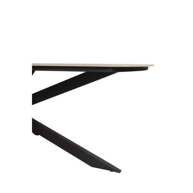 4 Seasons Outdoor Albareto dining stoel + Taste 4SO Prado tafel met keramisch tafelblad barrel antraciet 240 cm