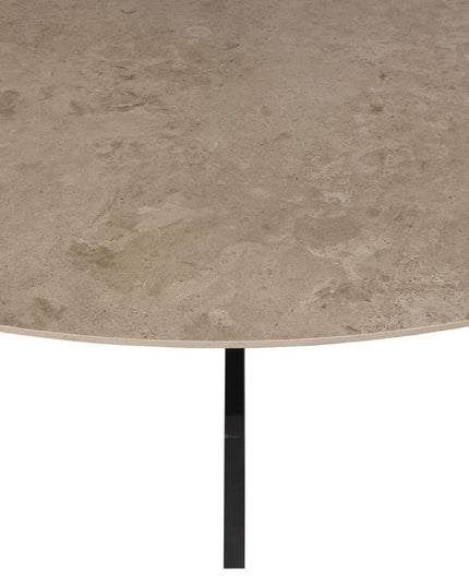 Taste 4SO Manitoba Stapelbare Essstuhl Anthrazit + Prado Tisch mit Keramik -Tisch -Top -Lauf Anthrazit 240 cm