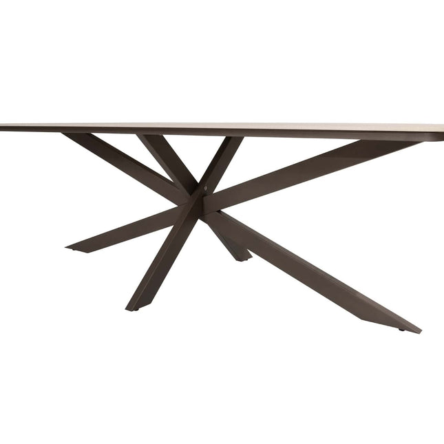 Taste 4SO Prado tafel met keramisch tafelblad barrel terre 240 cm