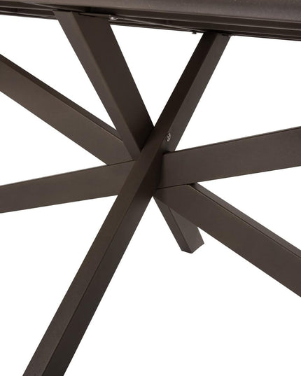 4 Seasons Outdoor Veneto Dining Terre + Geschmack 4SO Prado Tisch mit Keramik -Tisch -Top Barrel Terre 240 cm