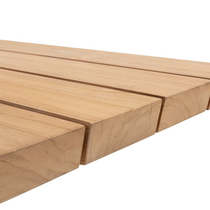 Taste 4SO Prado bar tafel antraciet 200 x 70 x 105 cm. teak tafelblad