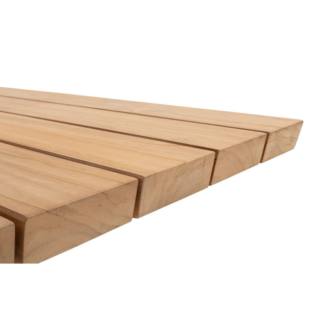 Taste 4SO Prado bar tafel antraciet 200 x 70 x 105 cm. teak tafelblad