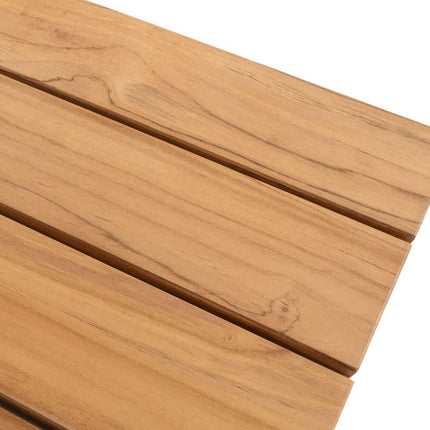 Taste 4SO Prado bar tafel antraciet 200 x 70 x 105 cm. teak tafelblad
