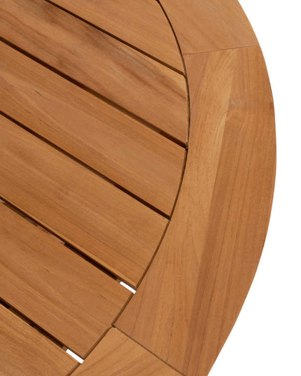 Geschmack 4, also Puglia Essstuhl + Prado Teaktabelle 130 Ø CM Teak -Basis