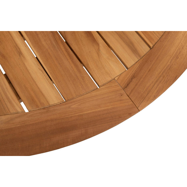 Taste 4SO Cortina dining + Prado teak tafel 130 Ø cm teak onderstel