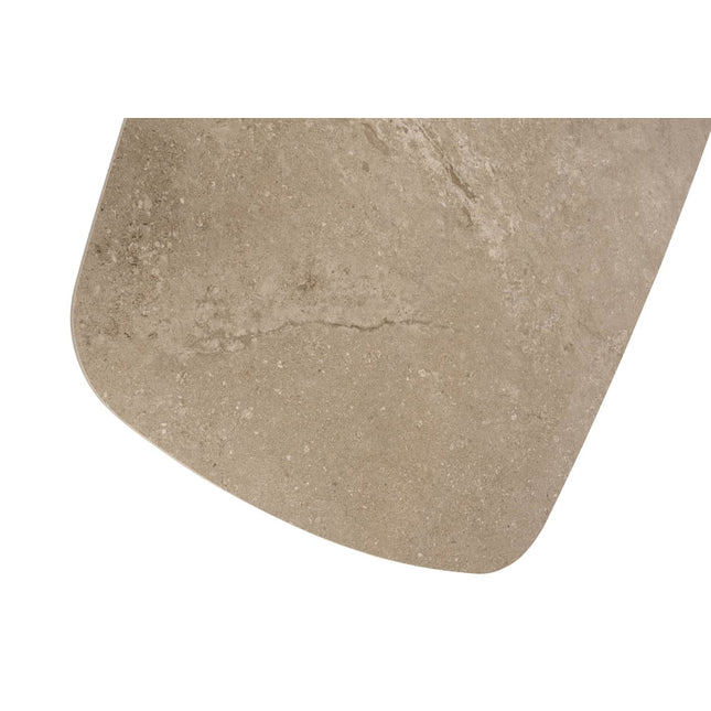 Taste 4SO Cortina dining + Prado tafel met keramisch tafelblad barrel latte 240 cm