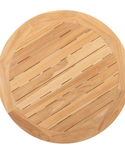 4 Seasons Outdoor Levi Stapelbares Essen + Geschmack 4SO Prado Teak Tabelle 130 Ø CM