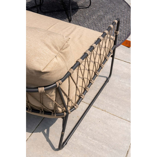 Taste 4SO Prego bistro loungeset + 4 Seasons Outdoor Verdi bijzettafel 45 Ø cm