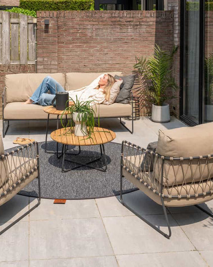 4 Seasons Outdoor -Geschmack 4SO Prego Lounge Set + Dali -Kaffeetische