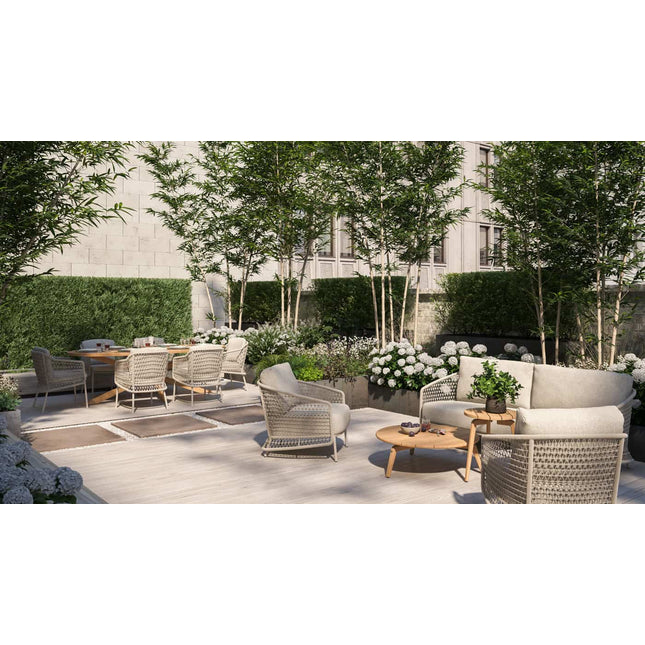 4 Seasons Outdoor Puccini dining + Taste 4SO Prado teak tafel ovaal 240 cm