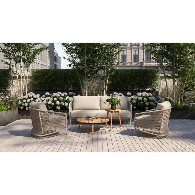 4 Seasons Outdoor Puccini lounge stoel incl. 2 kussens