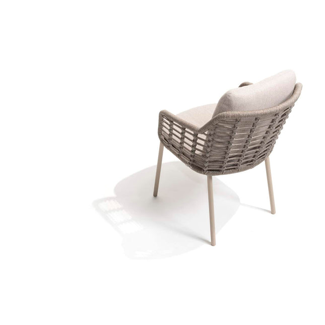 Taste 4, also Puglia Essstuhl + Prado -Tisch mit Keramiktisch -Top -Fass -Latte 240 cm