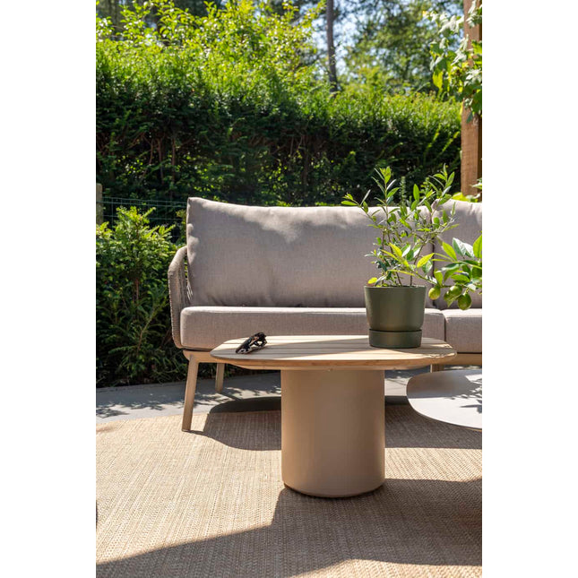 Taste 4SO Demi set van 2 salontafels latte 50 x 60 en 70 x 80 cm.