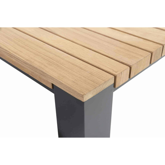 Taste 4SO Ridge eettafel antraciet 220 x 95 cm.