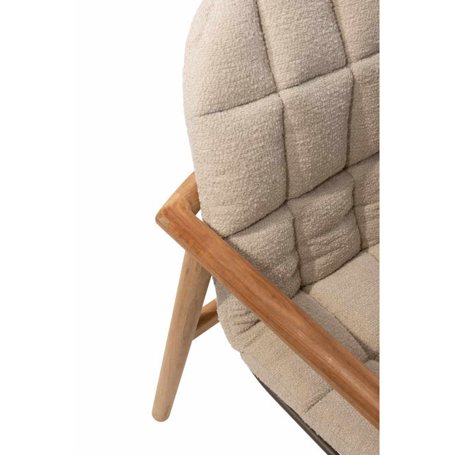 4 Seasons Outdoor Samos Essstuhl + Geschmack 4SO Liam Tisch mit Keramikplatten 240 cm