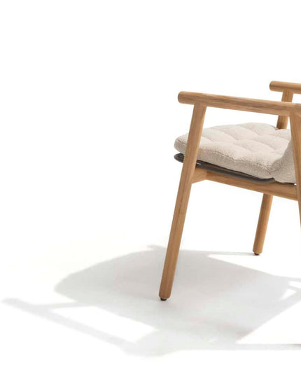 4 Seasons Outdoor Samos dining stoel + Taste 4SO Corsica tafel teak 160 Ø cm