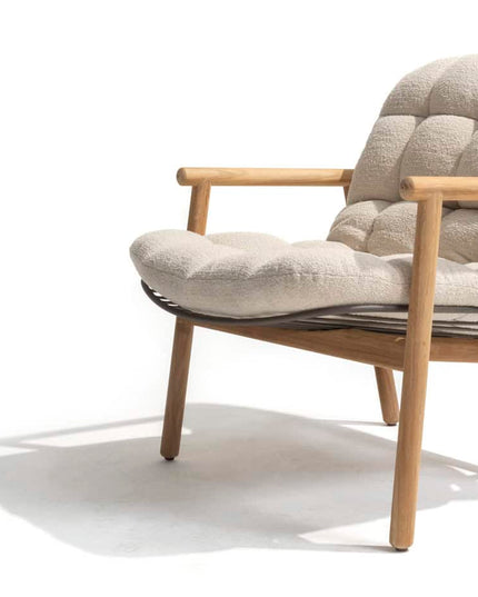 4 Seasons Outdoor Samos Bistro Lounge Set + Finn Coffee Teak Teak 60 Ø CM