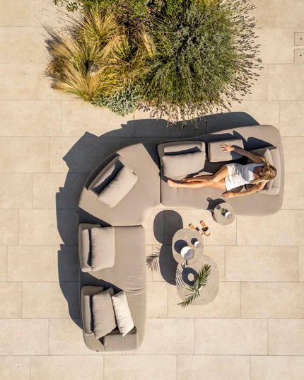 4 Seasons Outdoor Santorini hoekbank zonder salontafel