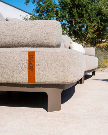 4 Seasons Outdoor Santorini hoekbank zonder salontafel
