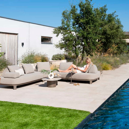 4 Seasons Outdoor Santorini hoekbank + Sofie salontafels
