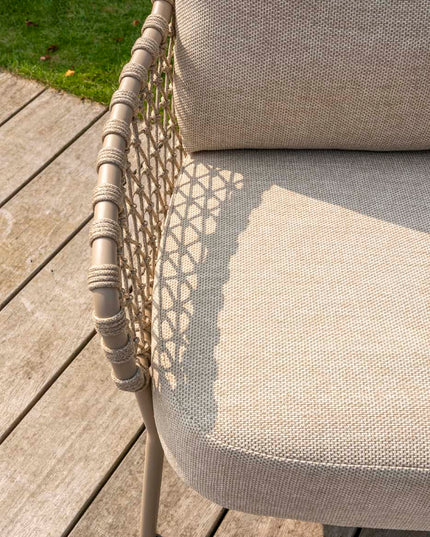 4 Seasons Outdoor Sardinia Bistro Lounge Set + Boaz Seitentabelle 45 Ø CM