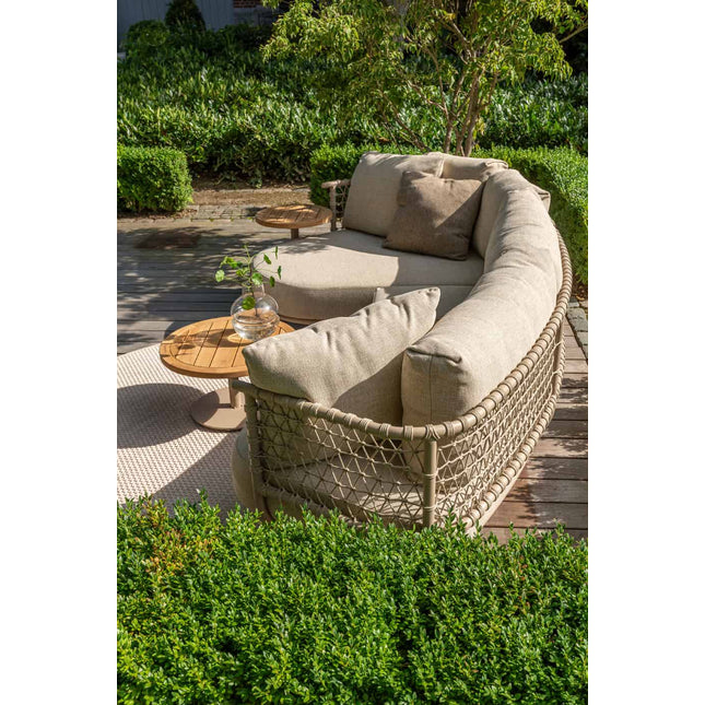 4 Seasons Outdoor Sardinia Chaise Lounge Bank + Finn Couchtisch 60 Ø CM