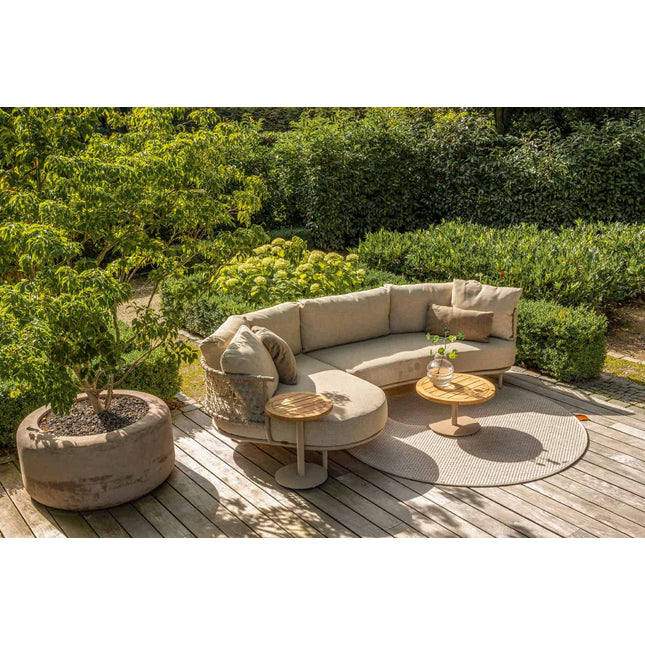 4 Seasons Outdoor Sardinia Chaise Lounge Bank + Verdi Coucht Tabelle 73 Ø CM
