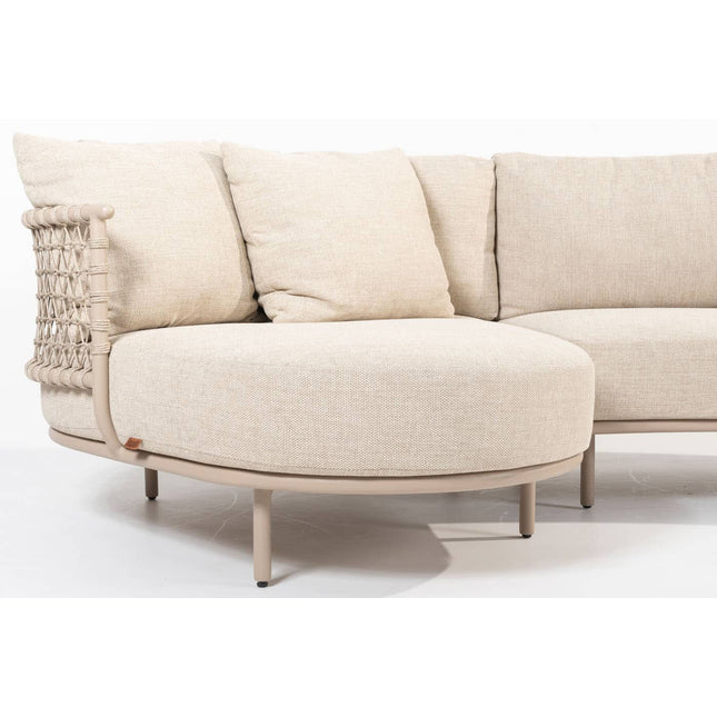 4 Seasons Outdoor Sardinia chaise lounge bank + Volta salontafels