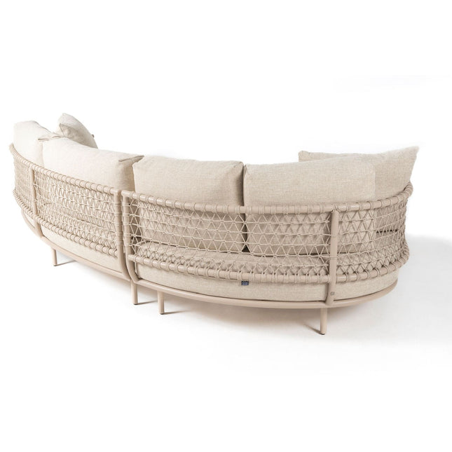 4 Seasons Outdoor Sardinia chaise lounge bank + Volta salontafels