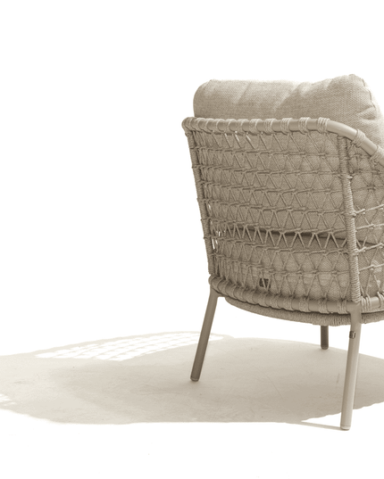 4 Seasons Outdoor Sardinia Bistro Lounge Set + Boaz Seitentabelle 45 Ø CM
