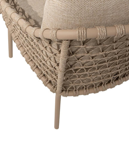 4 Seasons Outdoor Sardinia Bistro Lounge Set + Boaz Seitentabelle 45 Ø CM