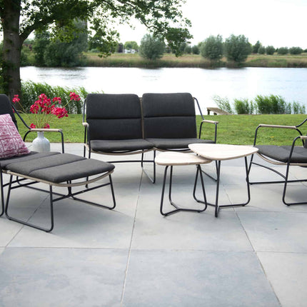 4 Seasons Outdoor Axel side tables driehoek teak (set van 2)