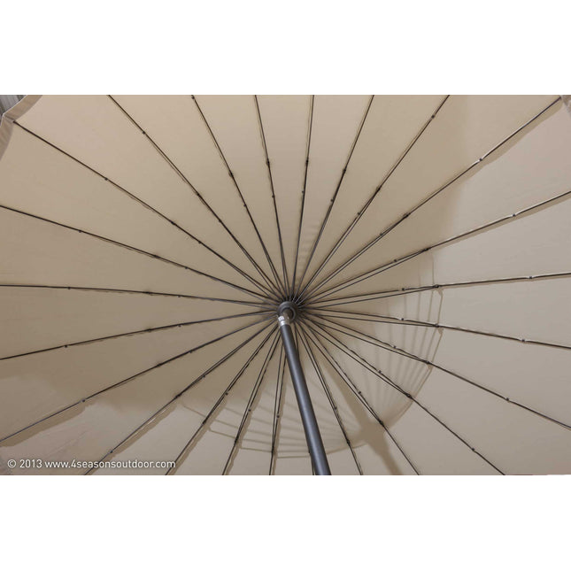 4 Seasons Outdoor Shanghai parasol 300 cm Ø charcoal
