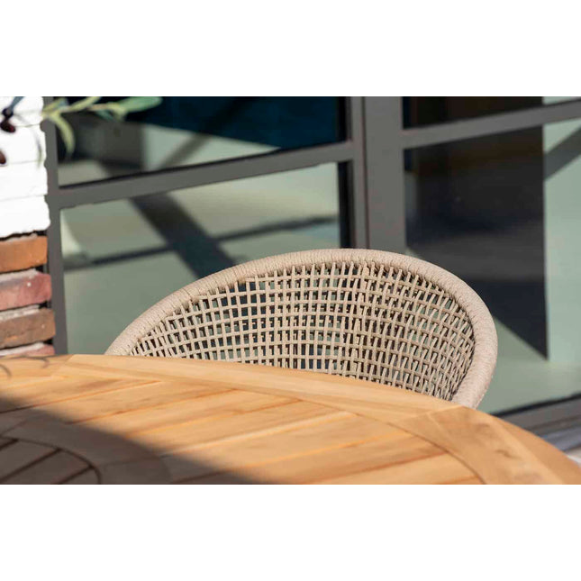Taste 4SO Sienna dining + Manolo tafel latte met geprint keramiek tafelblad 240 cm