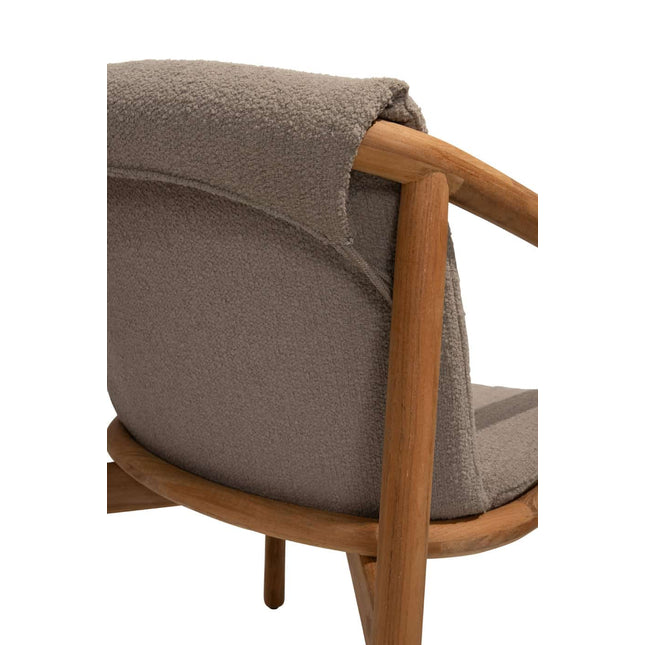 4 Seasons Outdoor Tess Dining + Geschmack 4SO Capri Tisch-Fass-Form-Teak 280 x 110 cm