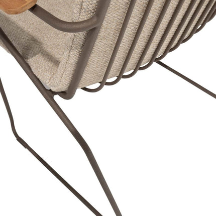 4 Seasons Outdoor Veneto Stapelstuhl terre Edelstahl inkl. Kissen