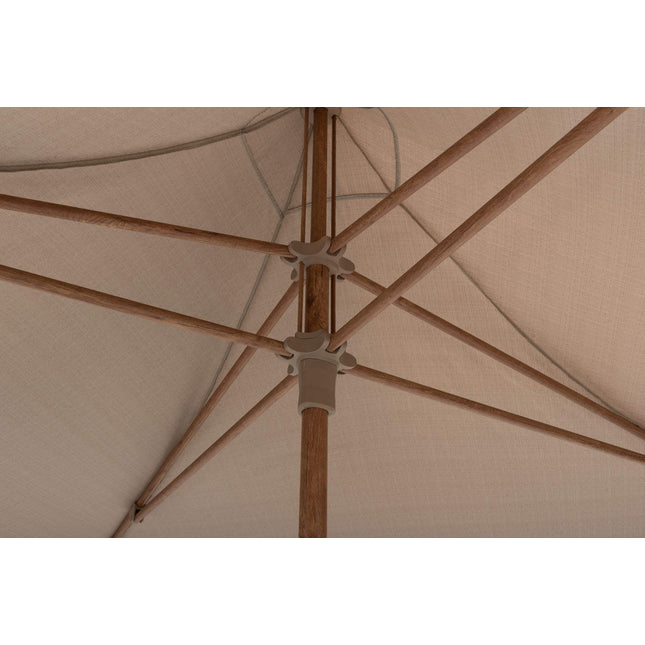 4 Seasons Outdoor Vivenda 270 x 270 cm. zand met woodlook frame