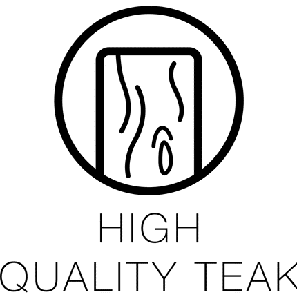 Taste 4SO Prado Teak Tabelle 160 Ø CM Teak -Basis