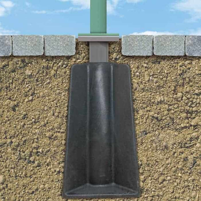 4 Seasons Outdoor Parasol Siesta Premium 300 x 300 cm mid grey