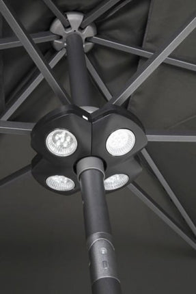 4 Seasons Outdoor Shanghai parasol 250 cm Ø charcoal
